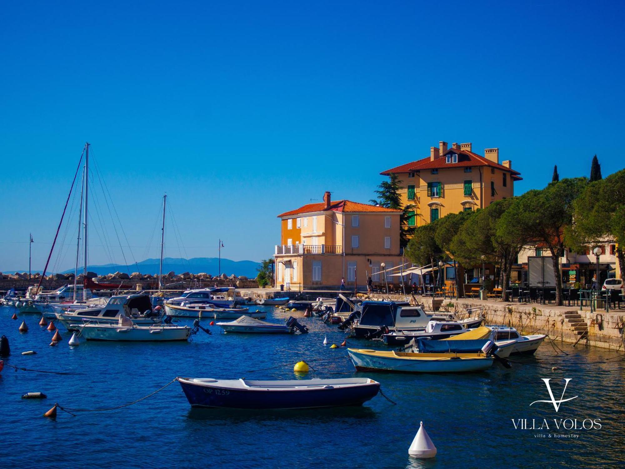 Villa Volos Apartment Karmen With Roof Terrace, Sea View, Free Private Parking Opatija Exterior photo